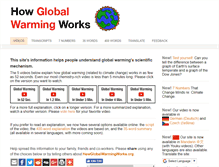 Tablet Screenshot of howglobalwarmingworks.org